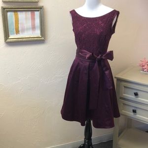 Burgundy Party dress